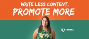 Write less promote more