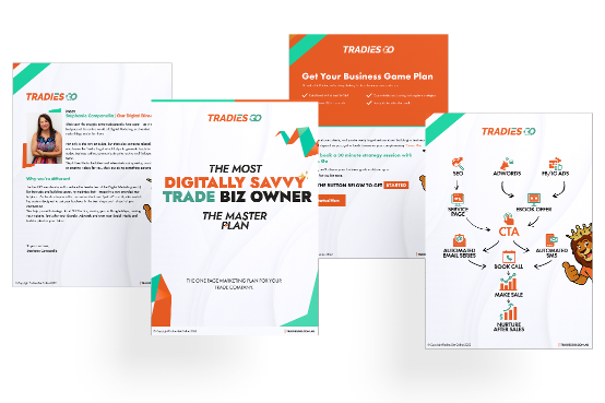 One page marketing plan show off image