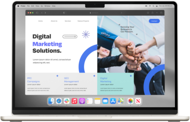 Websites for tradies 1 Macbook 1