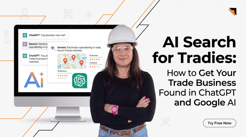 Ai search for tradies: how to get your trade business found in chatgpt and google ai 1 Magnific create a premium advertising banner clean white ba 95225